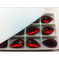 Red Light Siam Flat Back Buttons Botones de costura